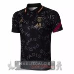 Paris Saint Germain Nero Giallo Maglia POLO 2021-22