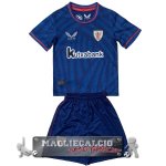 Athletic Bilbao Nino Set Completo Bambino Maglia Calcio Speciale 2023-24 Blu