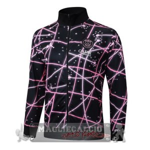 Lunga Zip Giacca Paris Saint Germain 2025 2026 Nero Rosa