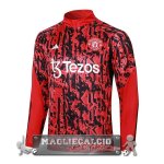 Manchester United Rosso Nero Felpa Da Allenamento 2023-24