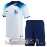 Inghilterra Set Completo Bambino Maglia Calcio Home Coppa del mondo 2022