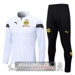 Borussia Dortmund Insieme Completo Bianco Nero Giacca 2022-23