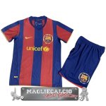 Barcelona Retro Set Completo Bambino Maglia Calcio Home 2007-2008