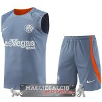 Formazione Senza Maniche Set Completo Inter Milán 2023-24 Grigio