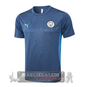 Maglia Formazione Manchester City 2024 2025 Grigio Blu