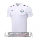 Manchester City Bianco Maglia POLO 2021-22