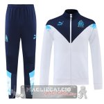 Marseille Insieme Completo Bianco Blu Giacca 2022-23