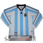 Home Manica Lunga Maglia Calcio Argentina 1998