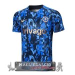 Chelsea Formazione Maglia Calcio 2023-24 Blu Giallo