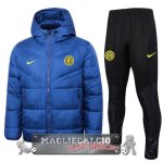Set Completo Chaqueta De Algodon Inter Milan 2023-24 Blu Nero
