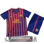 Barcelona Retro Set Completo Bambino Maglia Calcio Home 2011-2012