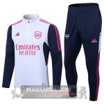 Arsenal Insieme Completo Bianco Blu Navy Felpa Da Allenamento 2022-23
