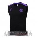 Maglia Formazione Senza Maniche Barcelona 2025 2026 Nero Purpureo