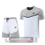 Formazione Set Completo Maglia Calcio Nike 2022-2023 Grigio Bianco