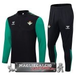 Real Betis Set Completo Bambino Blu Felpa Da Allenamento 2022-23