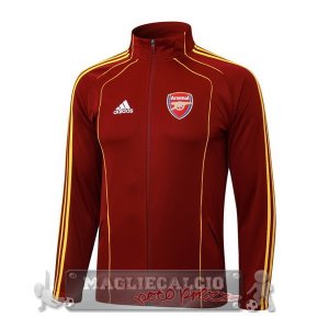 Lunga Zip Giacca Arsenal 2025 2026 Rosso I Giallo