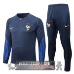Francia Insieme Completo Blu III Navy Giacca 2022-23