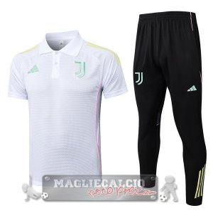 Juventus Bianco I Nero Maglia POLO Set Completo 2025 2026