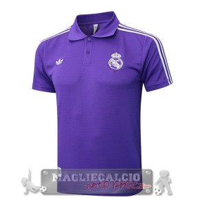 Real Madrid Purpureo Maglia POLO 2025 2026