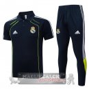 Real Madrid Blu Navy I Verde Maglia POLO Set Completo 2025 2026