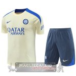 Formazione Set Completo Inter Milan 2024 2025 Giallo Grigio