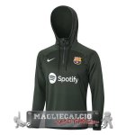 Giacca Felpa Cappuccio Barcelona 2023-24 Verde Navy