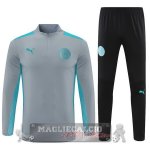 Manchester City Insieme Completo Grigio Nero VerdeBambino 2021-22