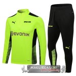 Borussia Dortmund Insieme Completo I Verde Nero Giacca 2021-22