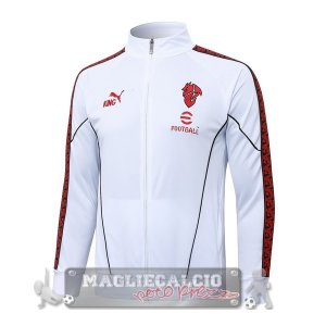 Set Completo Lunga Zip Giacca AC Milan 2025 2026