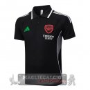 Arsenal Maglia POLO 2025 2026 Nero Rosso Verde