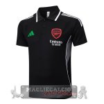 Arsenal Maglia POLO 2025 2026 Nero Rosso Verde