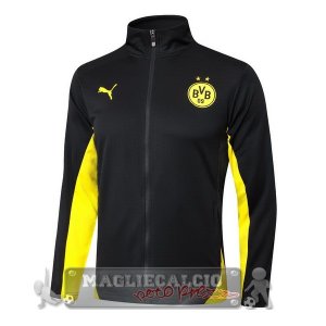 Lunga Zip Giacca Borussia Dortmund 2024 2025 Nero Giallo