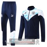 Manchester City Insieme Completo Blu Bianco Giacca 2022-23