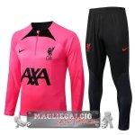 Liverpool Insieme Completo Rosa I Nero Giacca 2022-23