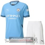 Home Conjunto De Uomo Manchester City 2024 2025 Blu