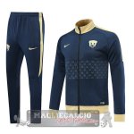 UNAM Pumas Insieme Completo Blu Giallo Giacca 2019-20