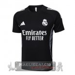 Maglia Formazione Real Madrid 2025 2026 Nero Bianco
