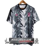 Thailandia Pre partita Maglia Calcio Juventus 2023-24 Grigio Bianco