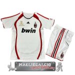 AC Milan Retro Set Completo Bambino Maglia Calcio Away 2006-2007