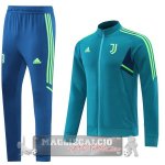 Juventus Insieme Completo Verde Blu Giacca 2022-23