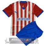 Real Sporting de Gijon Set Completo Bambino Maglia Calcio Home 2022-23