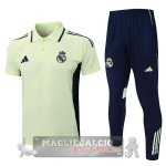Real Madrid Verde Luce Nero Maglia POLO Set Completo 2025 2026