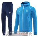 Set Completo Felpa Cappuccio Napoli 2025 2026