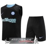 Formazione Senza Maniche Set Completo Inter Milán 2023-24 Nero