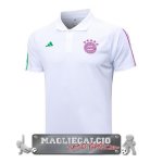 Bayern Monaco Bianco Purpureo Maglia POLO 2023-24