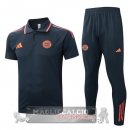 Bayern Monaco Grigio Navy Set Completo Maglia POLO 2025 2026