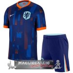 Paesi Bassis Set Completo Bambino Maglia Calcio Away 2024