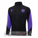 Lunga Zip Giacca Barcelona 2025 2026 Nero I Purpureo