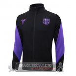 Lunga Zip Giacca Barcelona 2025 2026 Nero I Purpureo