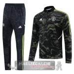 Manchester United Insieme Completo Nero Verde Felpa Da Allenamento 2022-23